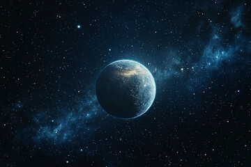 Obraz premium Universe galaxy background, space stars wallpaper art