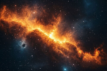 Obraz premium Universe galaxy background, space stars wallpaper art