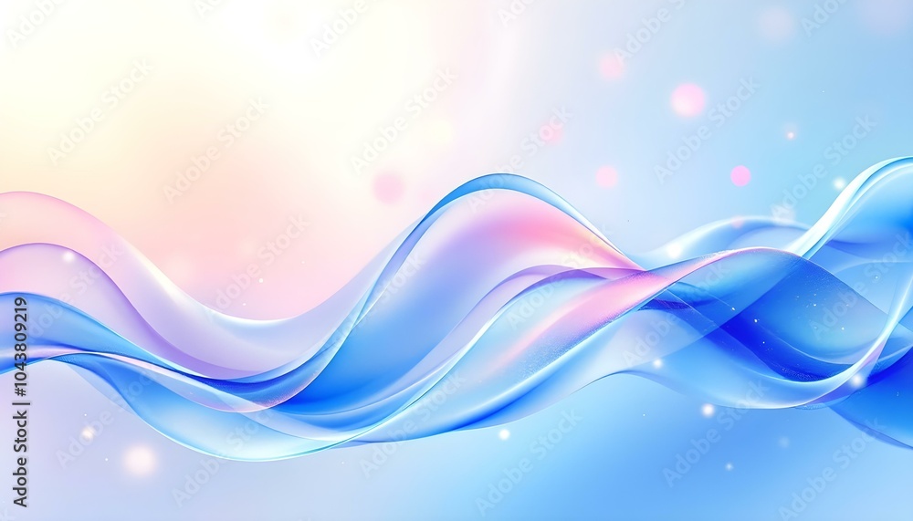 Poster gradient trendy smoke waves colorful background wallpaper. 3d render creative smoke swoosh style sof
