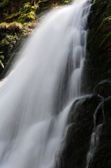 Nuzhetiye Waterfall in Kocaeli, Turkey.
