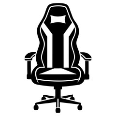 gaming chair vector design wooden  metal