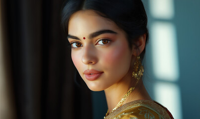 Bollywood - piękna hinduska kobieta