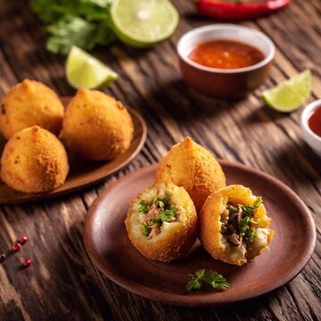 homemade fried papada with onion and chili pepper