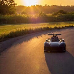 car on the road