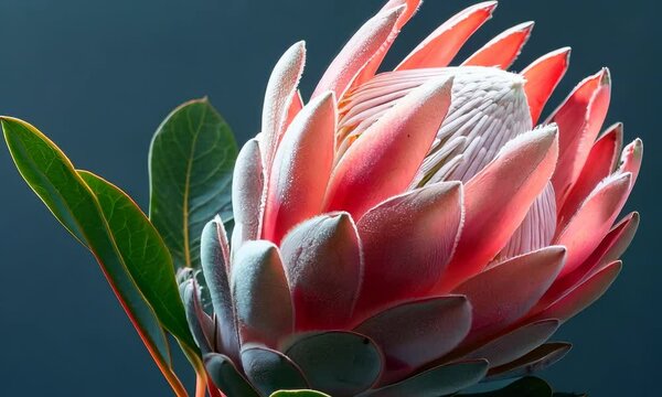 Explore the beauty of the protea flower with vibrant colors and unique textures