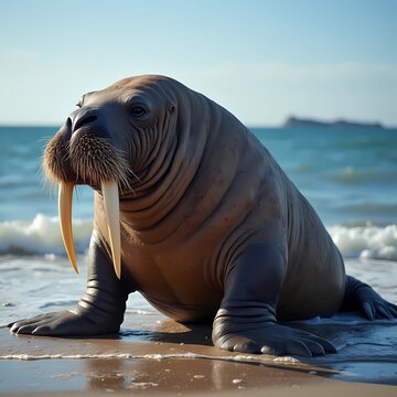 La vida divertida de una morsa