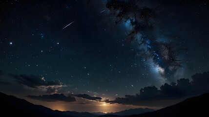 The majestic Milky Way over Mount Everest