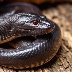 Obraz premium close up view of a snake