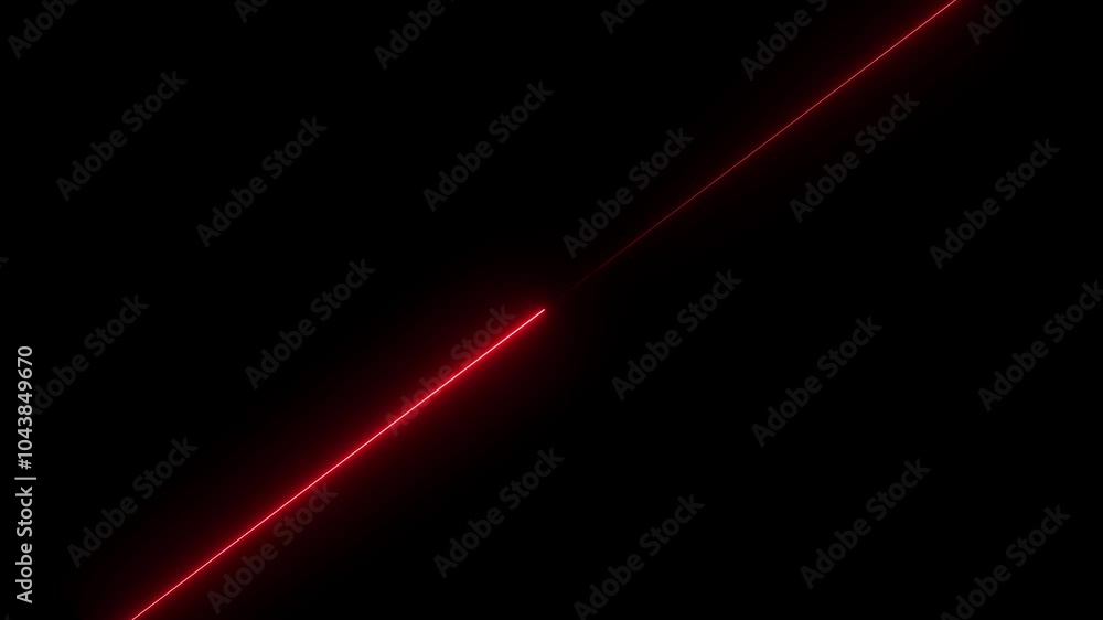 Poster abstraction neon lines moving up screen saver, background. abstract red neon lights animated on a da