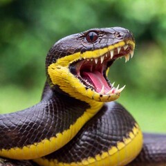 Fototapeta premium close - up of a snake