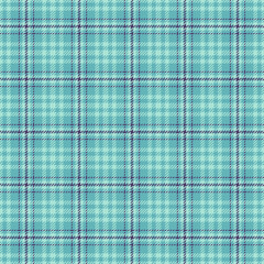 Seasonal vector textile seamless, proud pattern plaid check. Pano fabric tartan texture background in pastel teal and light colors.