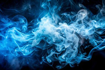 Obraz premium Smoky Blue Background