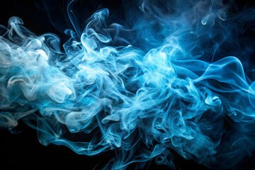 Obraz premium Smoky Blue Background
