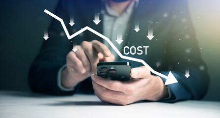 Concept of cost, lean or cost reduction