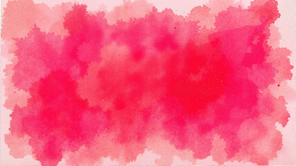 Passionate Red Watercolor Abstract
