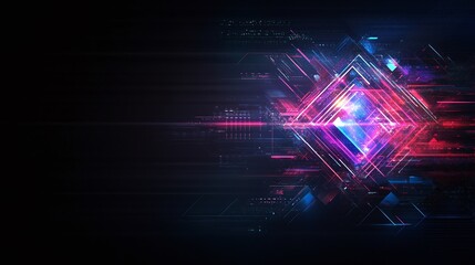 Abstract Geometric City Map Vector Design