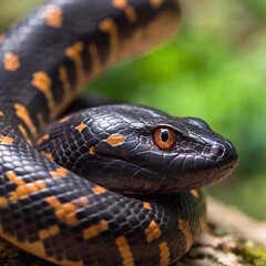 Fototapeta premium snake in the forest.