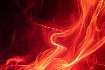 Fototapeta premium Abstract red smoke on dark background. Vector illustration for your design.