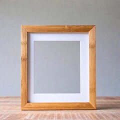 A close-up shot of a modern minimalist frame, captured in deep focus to emphasize the clean lines and smooth surface of the design.