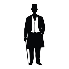 Gentleman silhouette