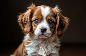 Cavalier King Charles Spaniel Puppy Portrait