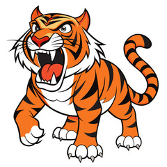 tiger cartoon character