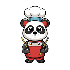 cartoon chef with a hat