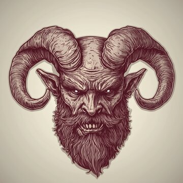 Krampus in Christmas Traditions: Illustration Series 127 of 178