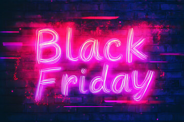 illustration featuring the text "Black Friday" designed for social media promotion or promotional materials. perfect for creating buzz around Black Friday deals