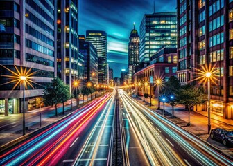 In bustling urban nightscapes, long exposures reveal the enchanting dance of light trails, creating a stunning visual symphony of movement and stillness in the dark.