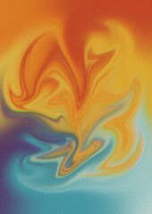 Grainy rainbow wallpaper with vibrant gradient 