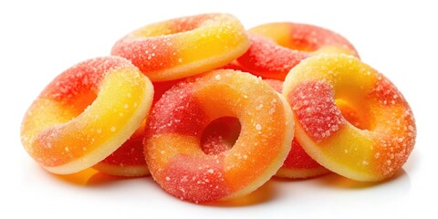 Indulge in sugar-free peach ring candies for a delightful yet healthy snack choice. These tasty treats offer a sweet, fruity flavor without compromising your dietary goals.