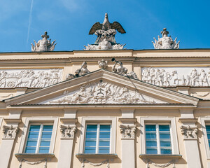 Historic Building on Stary Rynek Square in Poznań, Poland, with Polish Architecture