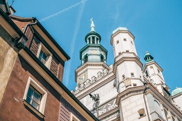 Historic Religious Monument on Stary Rynek Square in Poznań, Poland