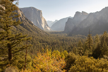 Valley View im Yosemite Nationalpark in Kalifornien