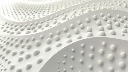 Abstract White Geometric Pattern Background