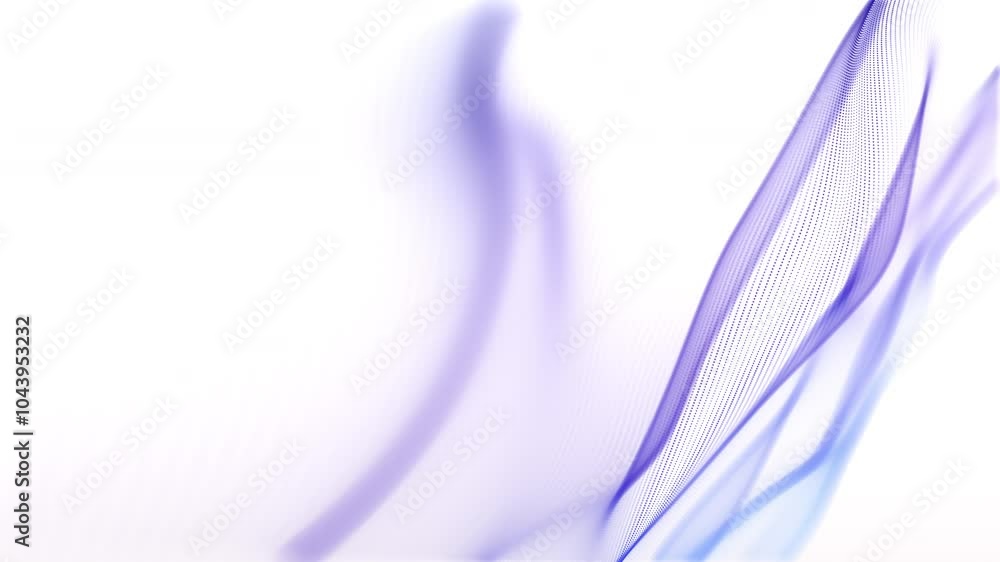 Aufkleber explore abstract seamless loop background wave patterns enhanced with dynamic and mesmerizing lighti