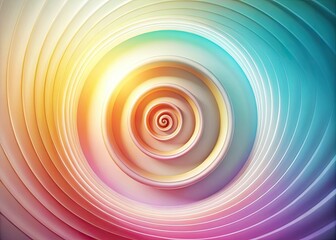 Light Gradient Spiral Background for Abstract Banners and Designs