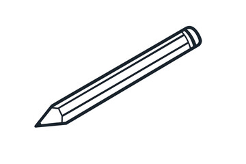 Simple pencil sketch illustration, black and white, isolated on a transparent background. perfect for creative projects and design inspiration.