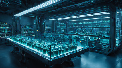 A science laboratory that looks like it belongs in the future.