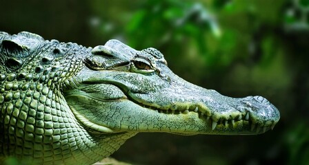 Fototapeta premium close up of an alligator