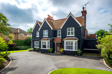 A typical Addlestone British House in London, UK.