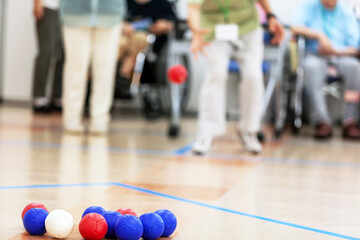 Obraz premium ボッチャ 障害者スポーツ レクレーション