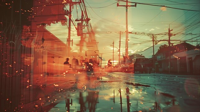 all different realities coming from One superimposition analog