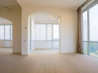 Fototapeta premium Concrete Room Shadow Cement Wallpaper Concept