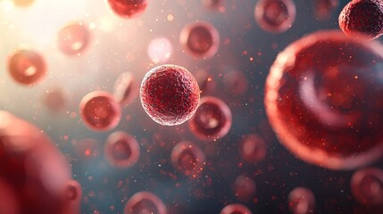 Red blood cells in smooth fluid motion