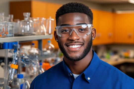 A scientist testing a hypothesis in a lab, with equipment measuring various variables for empirical accuracy