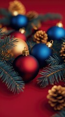 Background with Christmas Decoration