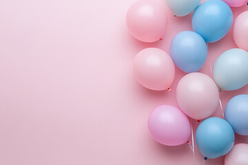 Vibrant Colorful Balloons for Party Decorations, Birthday Celebrations, and Festive Events with Helium-Filled and Elegant Balloon Arrangements