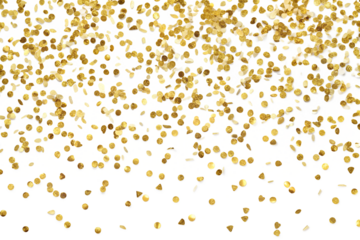 Gold confetti